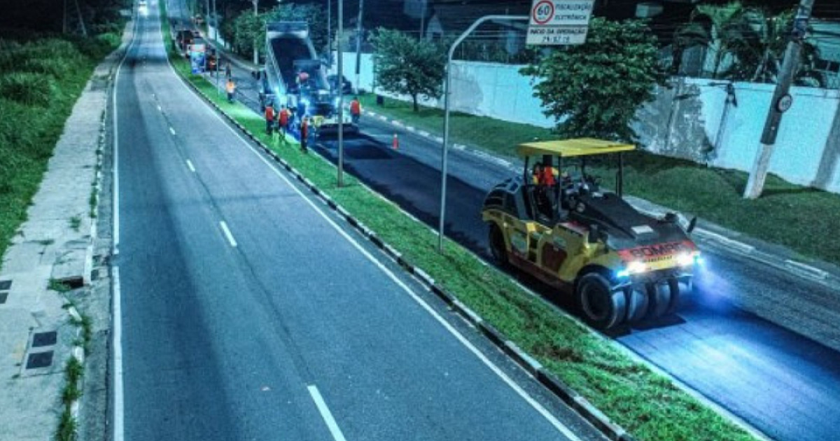 Trabalho de recapeamento da Av. Yojiro Takaoka deve ser concluído em junho, diz prefeitura