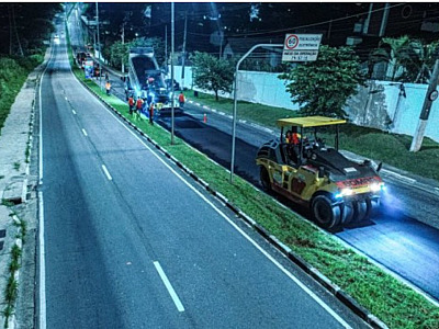 Trabalho de recapeamento da Av. Yojiro Takaoka deve ser concluído em junho, diz prefeitura