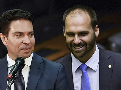 Câmara decide cassar mandatos de Eduardo Bolsonaro e Ramagem