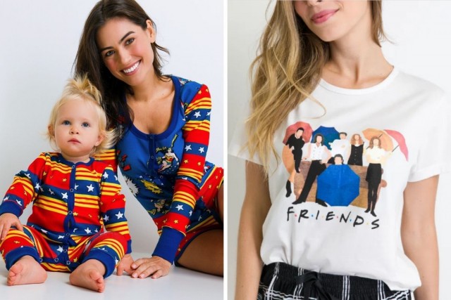 Warner lança coleção de pijamas da DC e de Friends