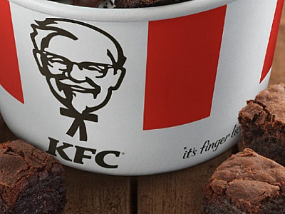 KFC aposta em sobremesa com brownie