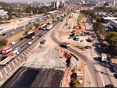 Motoristas que trafegam por Alphaville contam com novo acesso provisório à Castello Branco