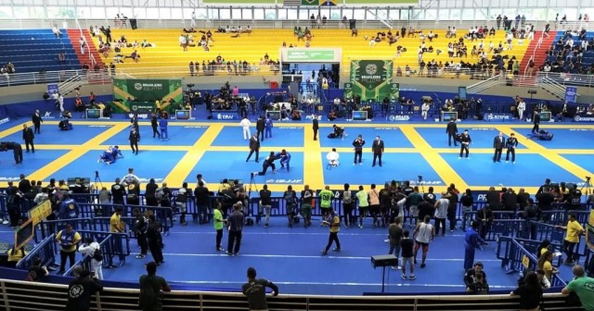Ginásio José Corrêa recebe Campeonato Brasileiro de Jiu-Jitsu até domingo (28)