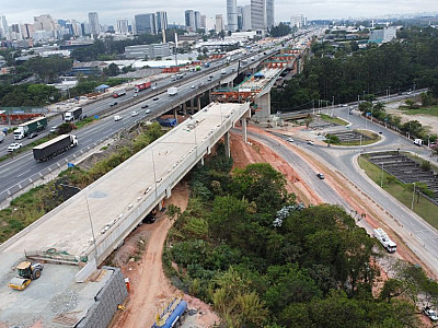 Obras no Rodoanel interditam faixa da Avenida Ceci, no Tamboré, a partir de sexta (24)