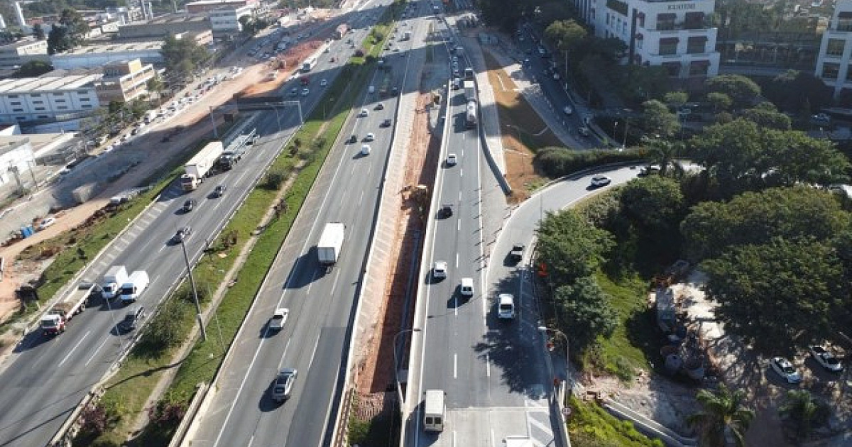 CCR ViaOeste realiza serviço de pavimentação no trevo de Alphaville a partir desta quarta-feira (26)