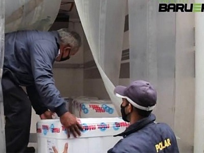 Nova remessa de vacinas contra a Covid-19 é entregue em Barueri