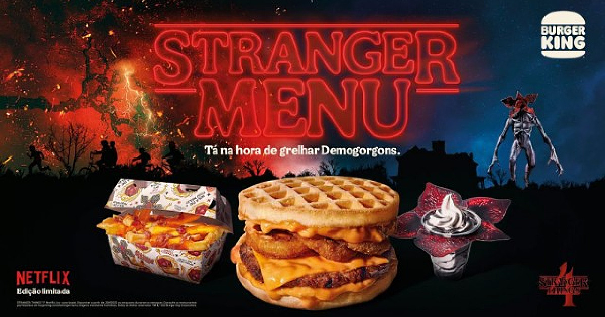Burger King aposta em combo de Stranger Things