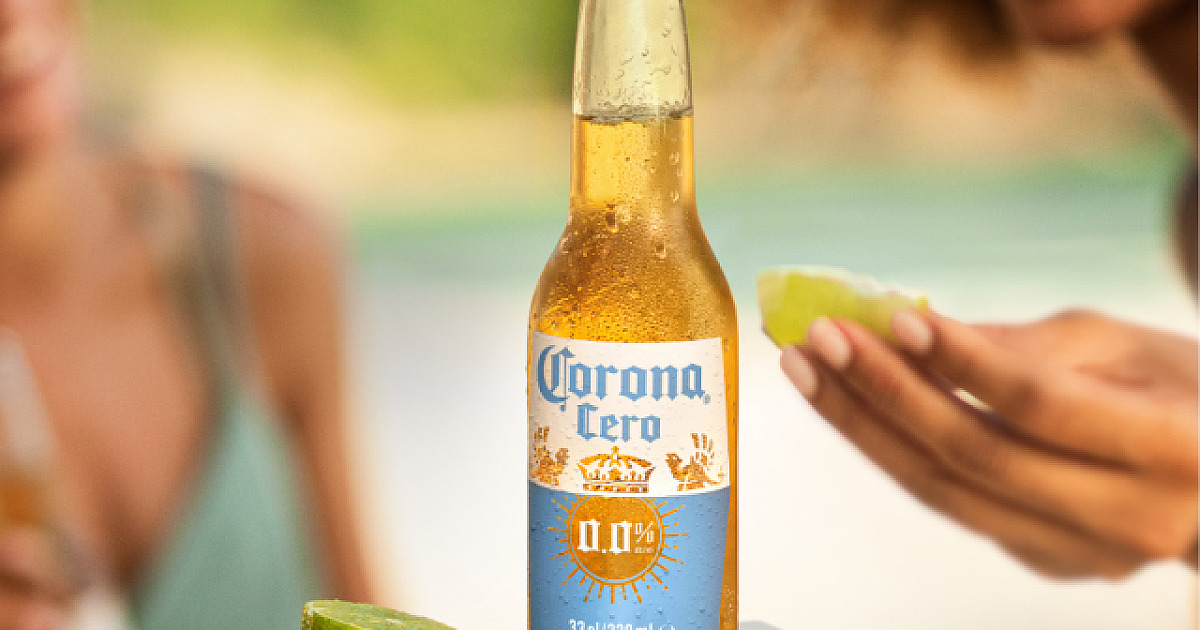Com 0% de álcool e vitamina D, Corona Cero Sunbrew é novidade no Brasil