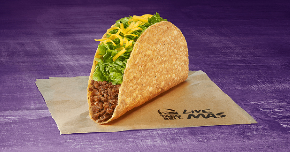 Taco Bell oferece Crunchy Taco por R$ 7 todas as terças-feiras