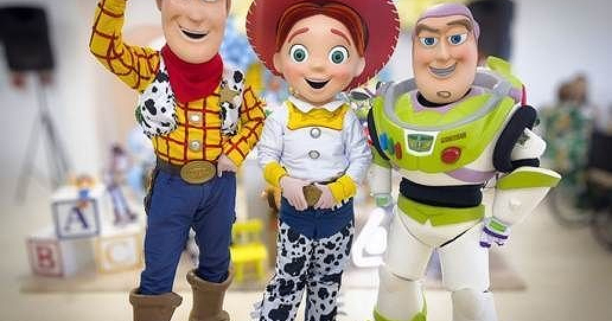 Personagens do filme Toy Story estarão no Alpha Square Mall neste fim de semana