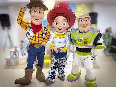 Personagens do filme Toy Story estarão no Alpha Square Mall neste fim de semana