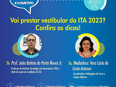 Objetivo traz coordenador do vestibular do ITA em live