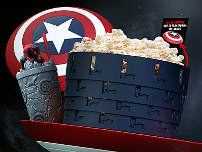 Cinemark lança combo temático para a estreia de "Capitão América: Admirável Mundo Novo"
