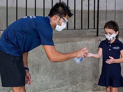 Com o frio, escolas do bairro reforçam protocolos sanitários