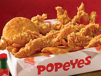 Popeyes oferece até 40% OFF no delivery durante o mês de março