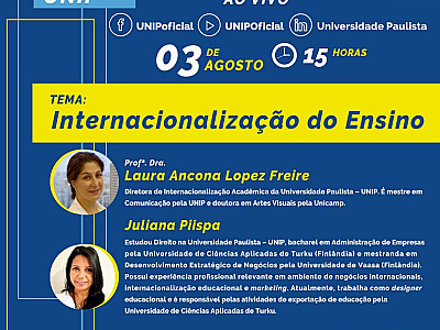 UNIP promove debate sobre a Internacionalização do Ensino