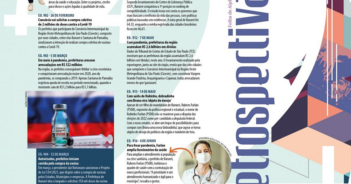 Retrospectiva: Novos vereadores, esforços dos prefeitos contra a Covid-19, retomada econômica e pré-