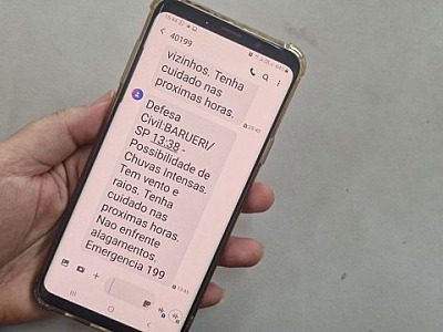 Defesa Civil de Barueri tem novo serviço de alertas sobre o clima