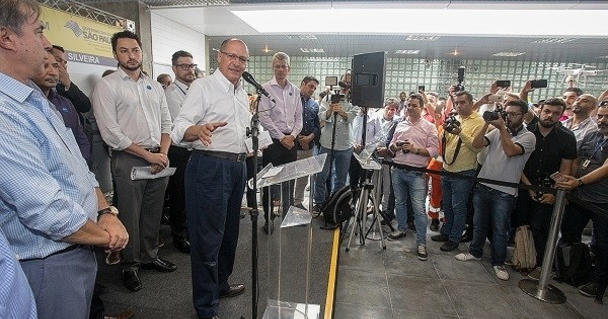 Alckmin faz prévia do tom que adotará na campanha eleitoral
