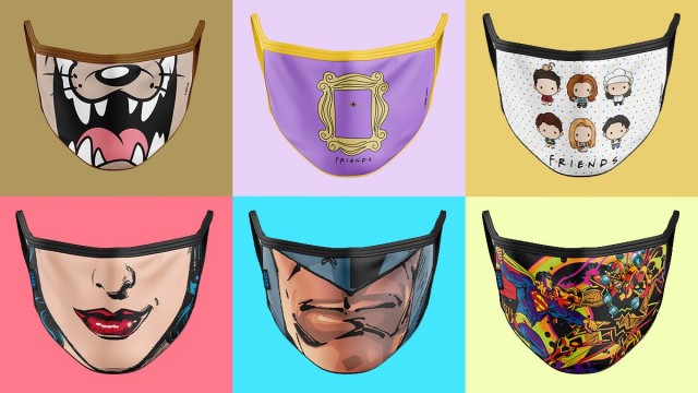 Warner Bros lança máscaras da DC, Friends e Looney Tunes