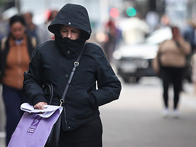 Defesa Civil alerta para frente fria, termômetros devem marcar mínima de 8 graus na região