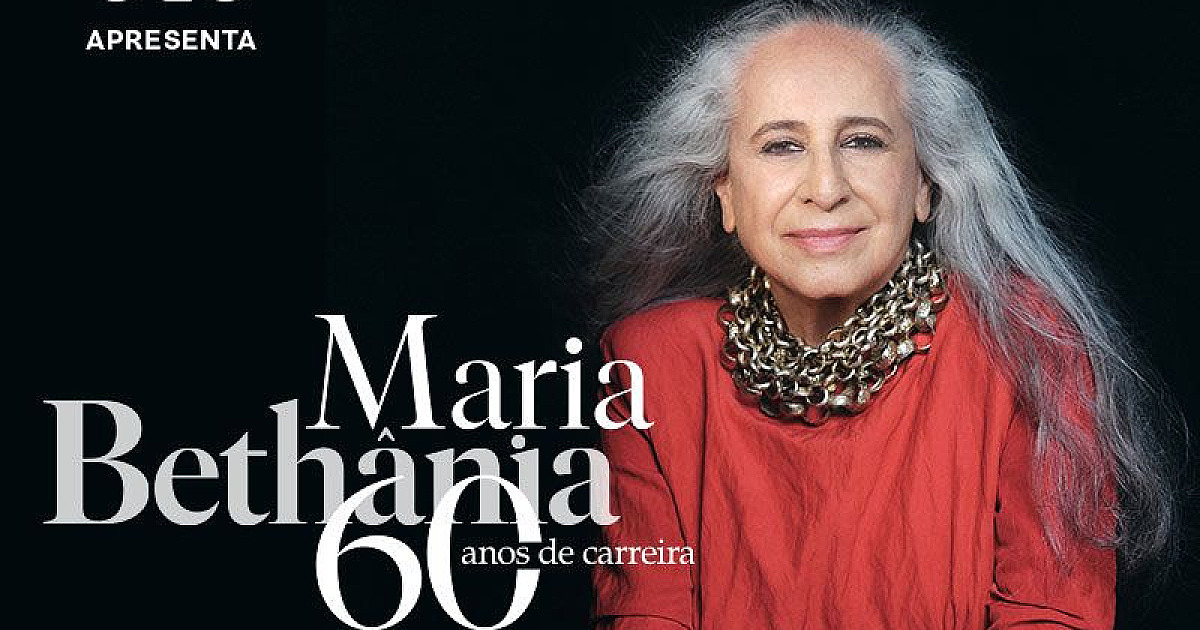 Maria Bethânia celebra 60 anos de carreira em show