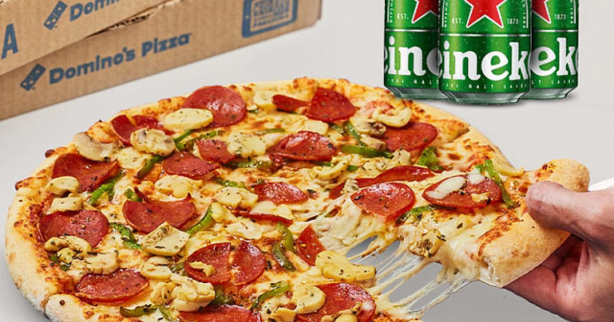 Domino’s Pizza e Heineken criam ‘Combo Cervejeiro’ para o Dia da Cerveja