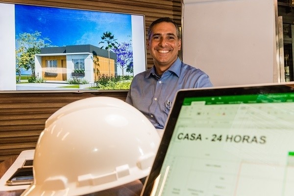 Em 24 horas, empresa de Alphaville constrói uma casa durante evento