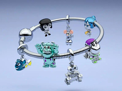Pandora anuncia collab com Disney Pixar