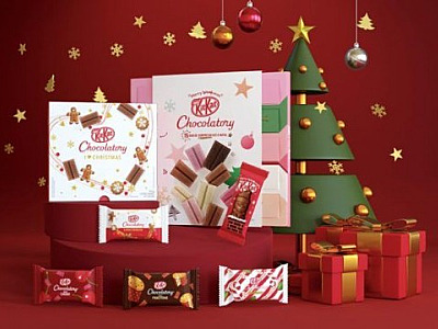 KitKat anuncia sabores inéditos para o Natal