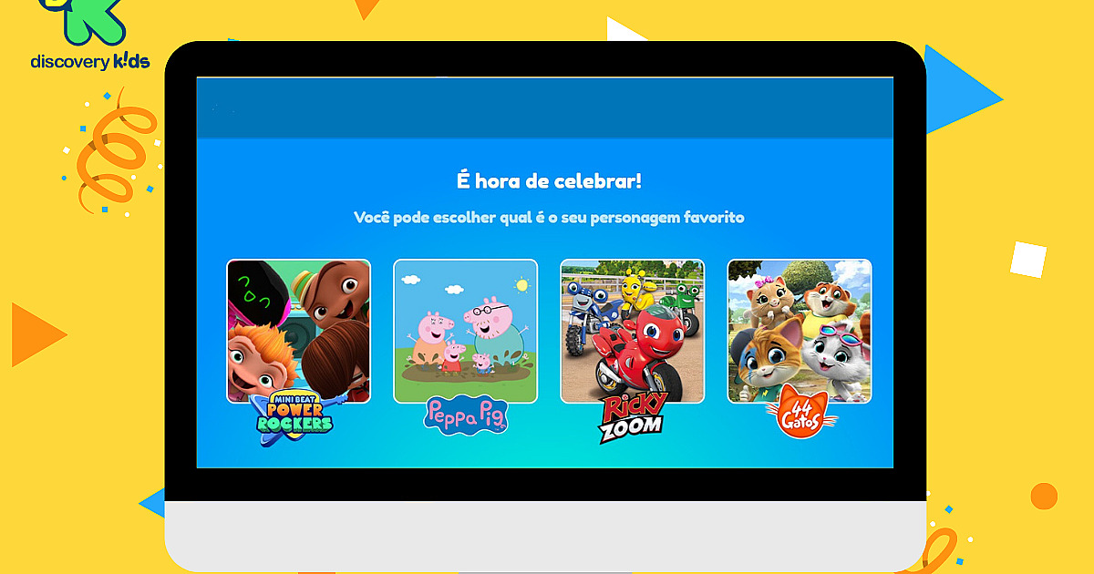 Discovery Kids disponibiliza materiais para comemoração virtual de aniversários
