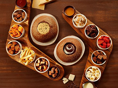 Outback lança novas versões de fondue para comer em casa