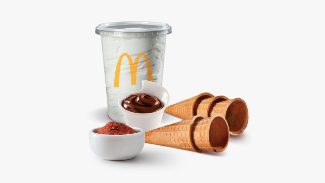 McDonald’s lança kit para preparar casquinhas em casa