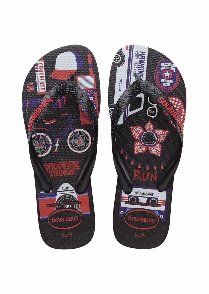 Havaianas lança coleção inspirada em Stranger Things