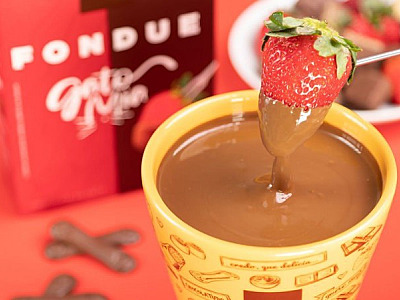 Brasil Cacau lança fondues para preparar em casa