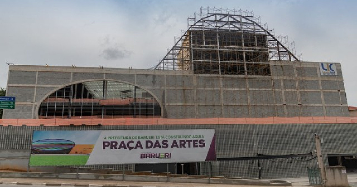 Praça das Artes em Barueri deve ficar pronta no fim deste ano