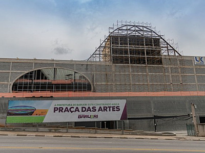 Praça das Artes em Barueri deve ficar pronta no fim deste ano