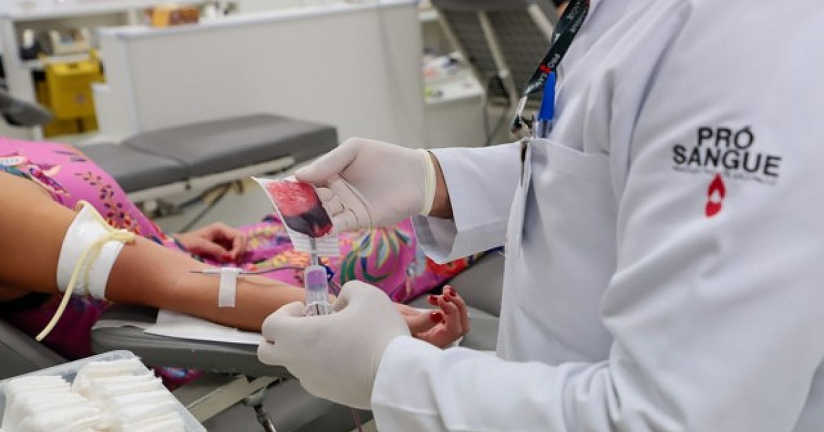Fundação Pró-Sangue tem baixo estoque de sangue e convoca doadores