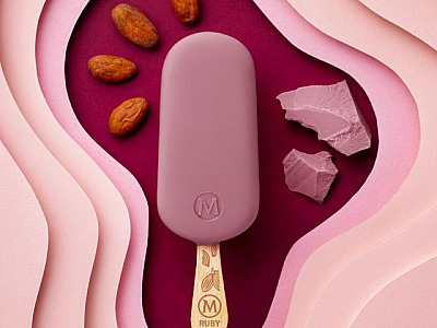 Magnum lança picolé feito com Chocolate Ruby