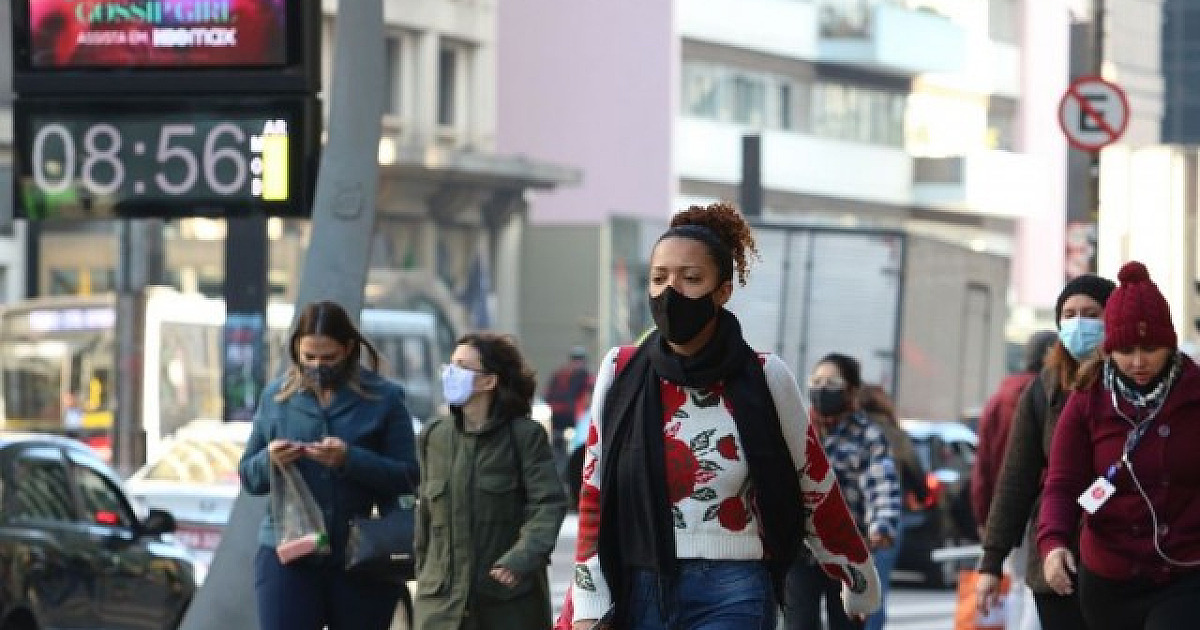 Nova frente fria traz baixas temperaturas a partir de quarta-feira (11)