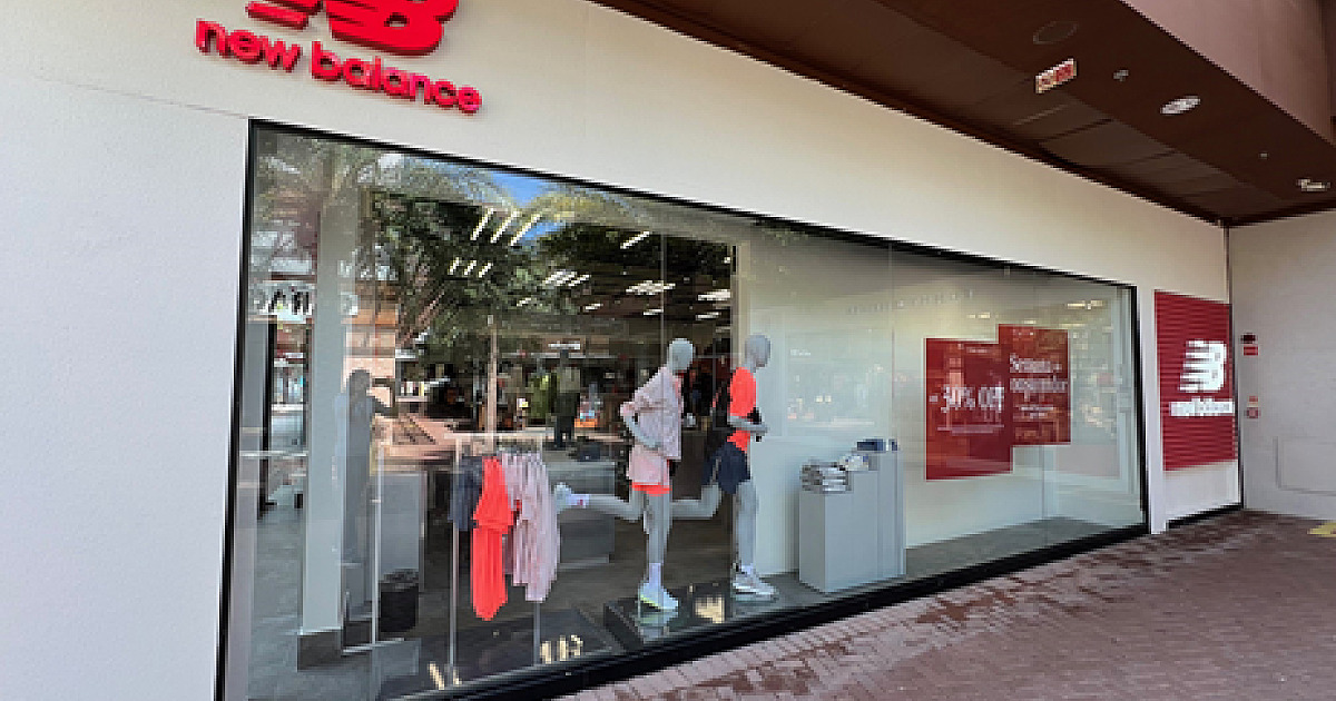 New Balance retorna ao Catarina Fashion Outlet e inaugura superloja