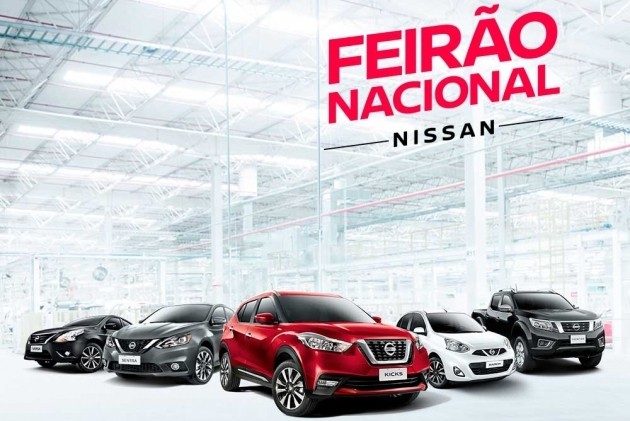 Feirão Nacional Nissan' começa em todo o país nesta quarta (13)