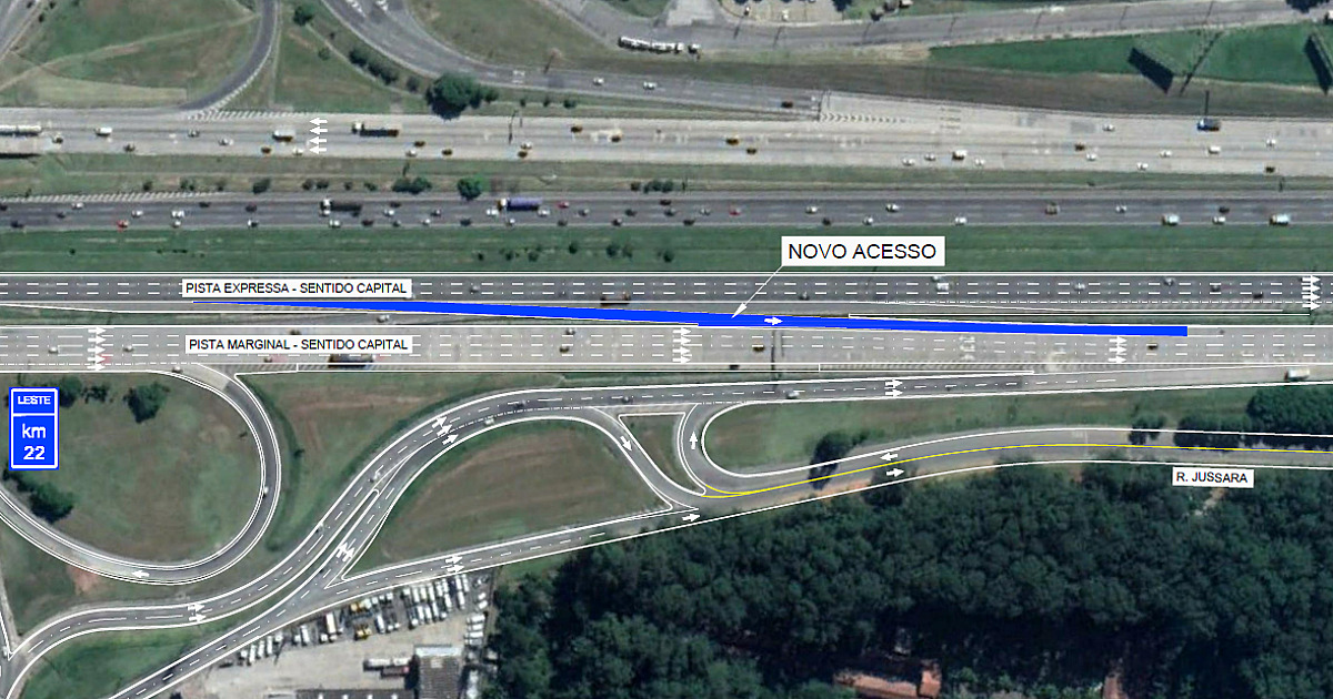 CCR ViaOeste inicia obra de inversão de acesso na Castello Branco em Barueri