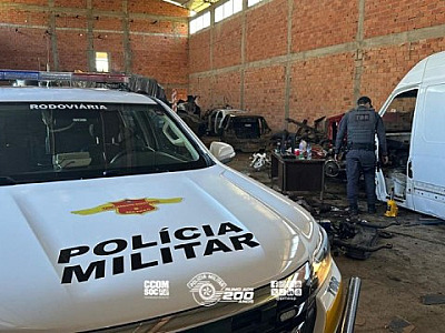 Polícia Rodoviária desmonta esquema de desmanche e recupera veículos em Santana de Parnaíba