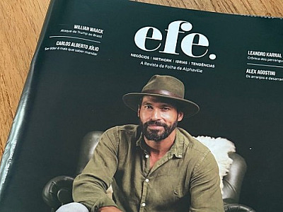Revista efe. é lançada para contar histórias de
negócios e pessoas que inspiram em Alphaville e reg