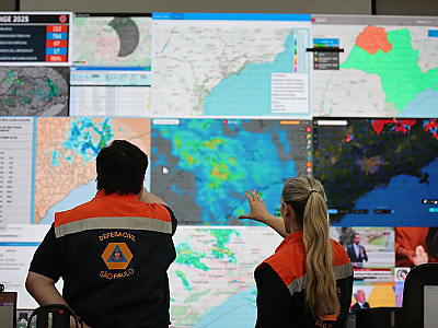 Defesa Civil monitora situação meteorológica