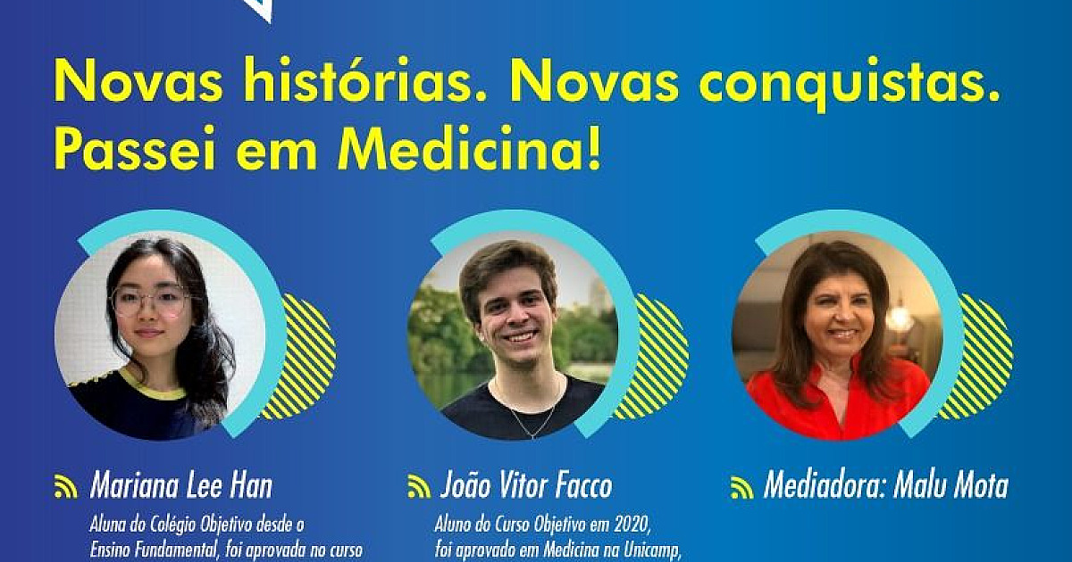 Objetivo promove live com dicas para o vestibular