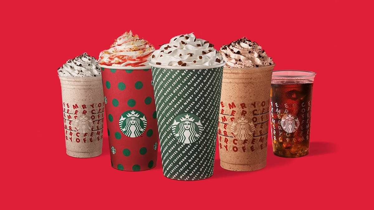 Starbucks lança bebidas para o Natal