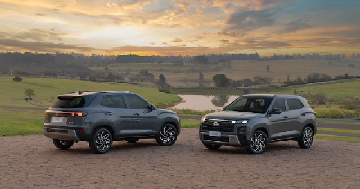 Hyundai Motor Brasil lança nova geração do SUV CRETA com design renovado e motor mais potente