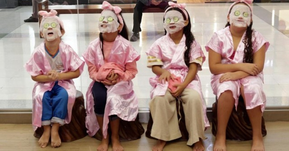 Estação Kids no Shopping Tamboré oferece festa SPA para crianças
